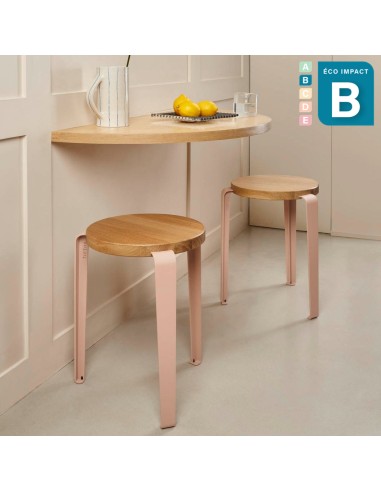 Tabouret LOU en bois de forêts durables, Haut. 45cm - TIPTOE x HEJU le des métaux précieux