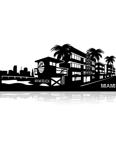 Skyline Miami livraison gratuite